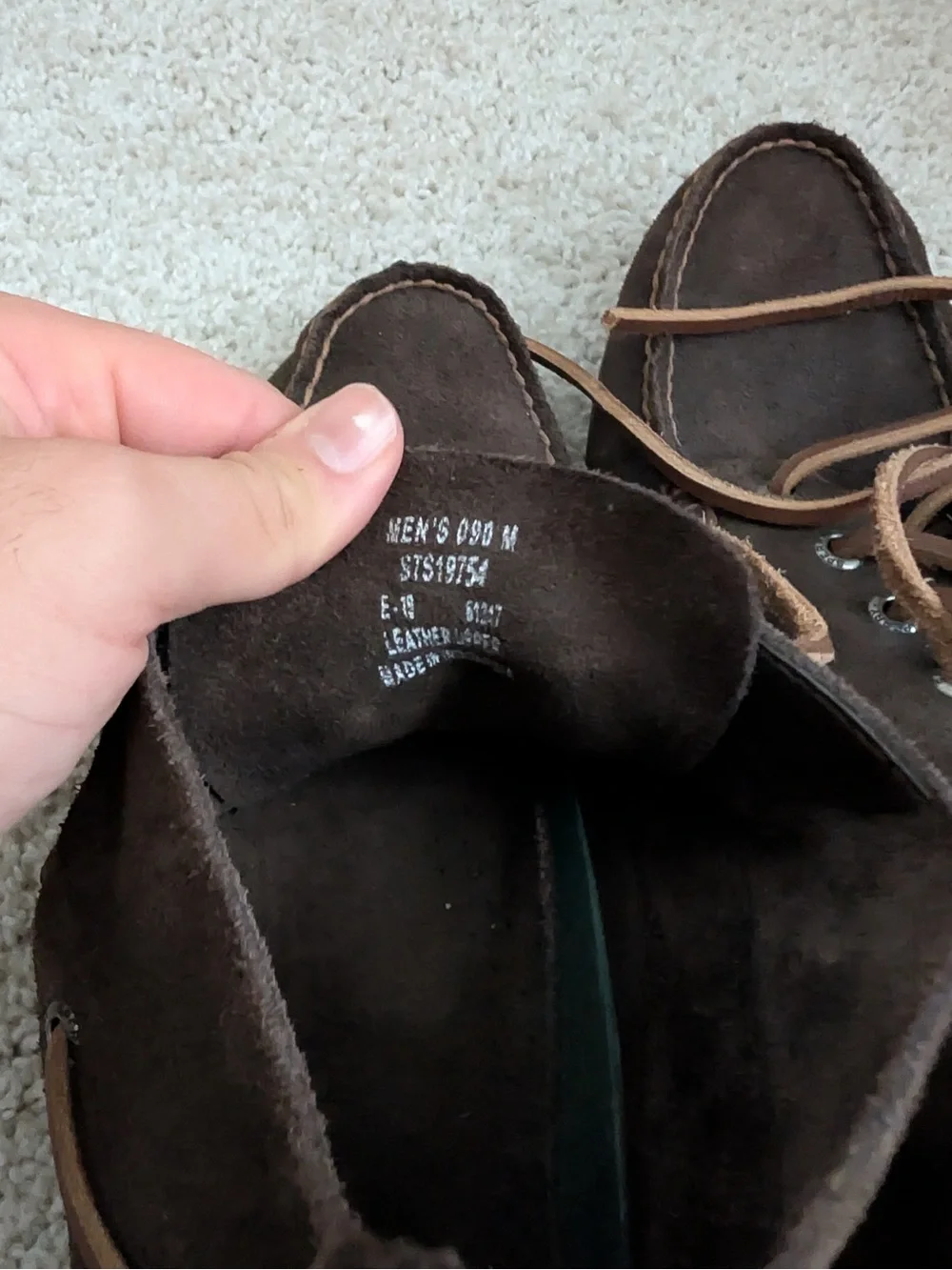 Sperry Dark Brown Suede Boat Moc Chukka